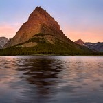 Swiftcurrent Lake and Grinnell Mountain